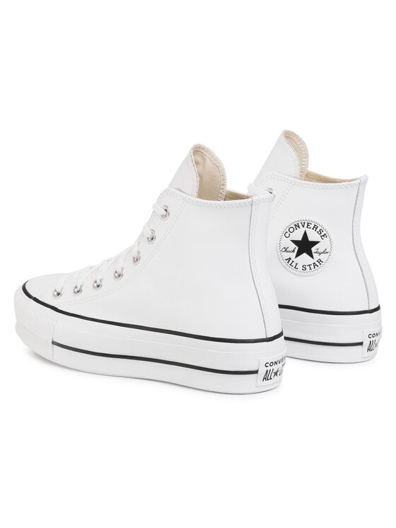 Тканевые кроссовки Chuck Taylor All Star Lift Clean Hi 561676C Converse, белый — фото 3