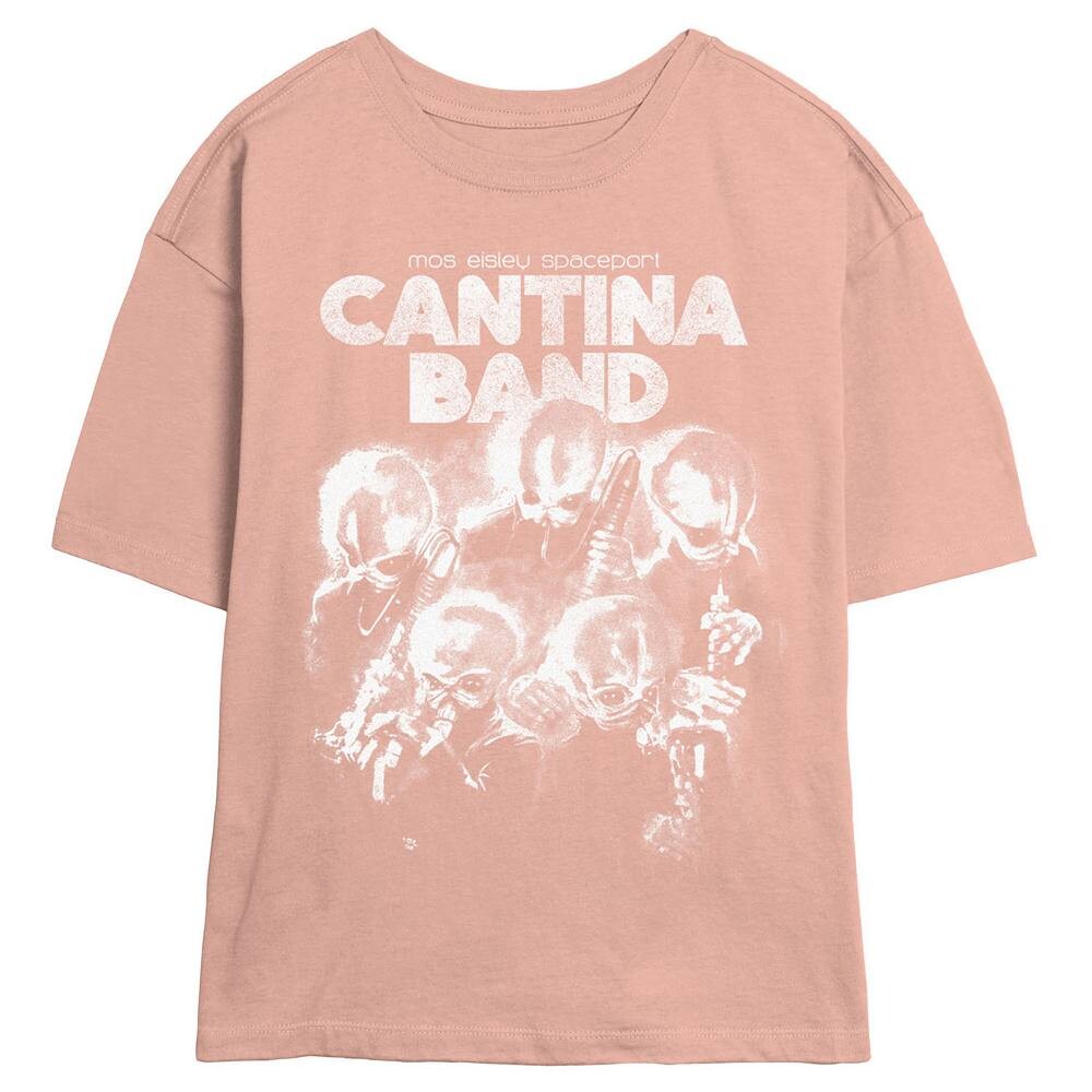

Детская футболка с рисунком Star Wars Cantina Band Skimmer Licensed Character, цвет Blush