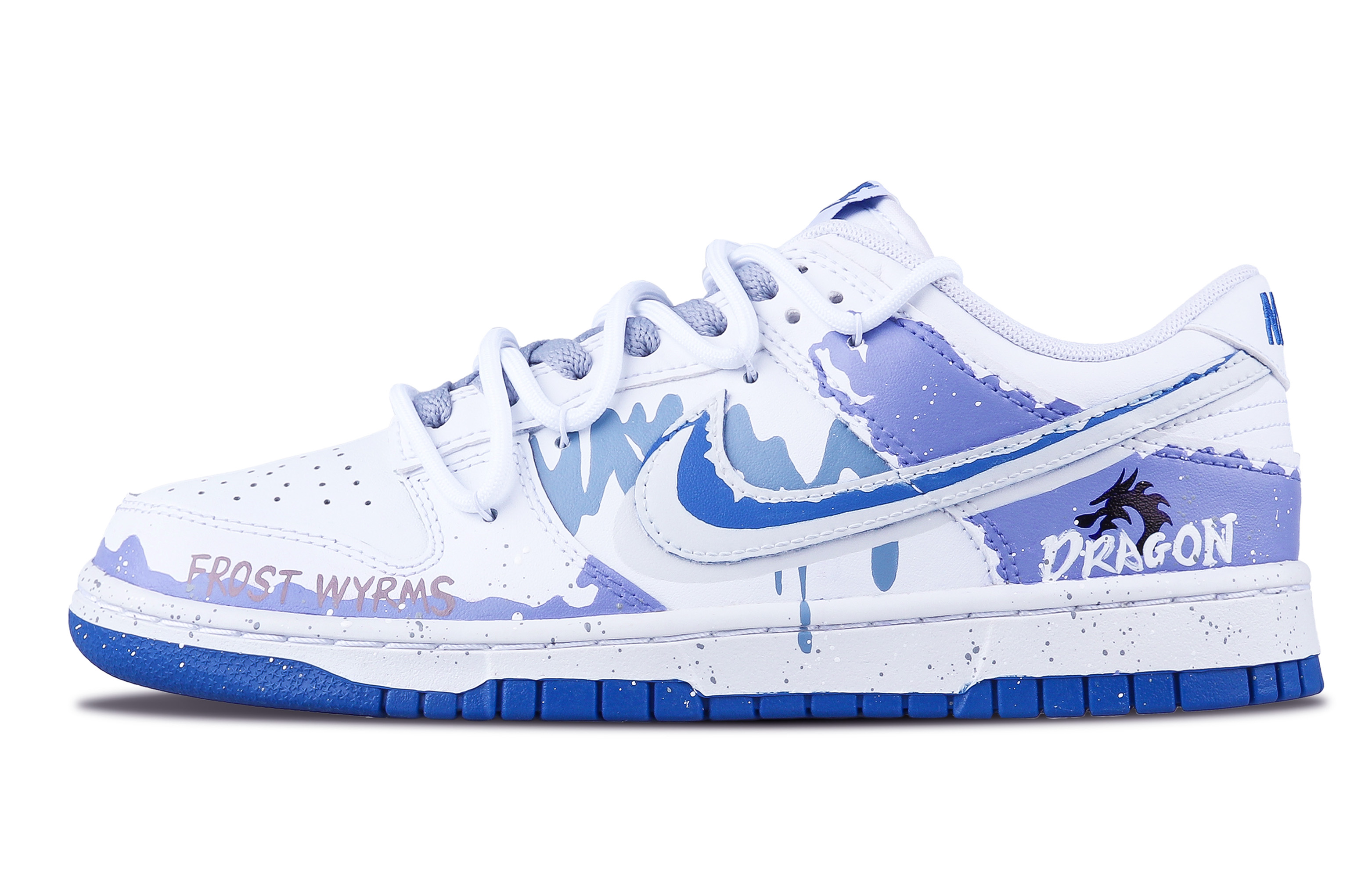 

Женские кроссовки для скейтбординга Nike Dunk, White/Purple