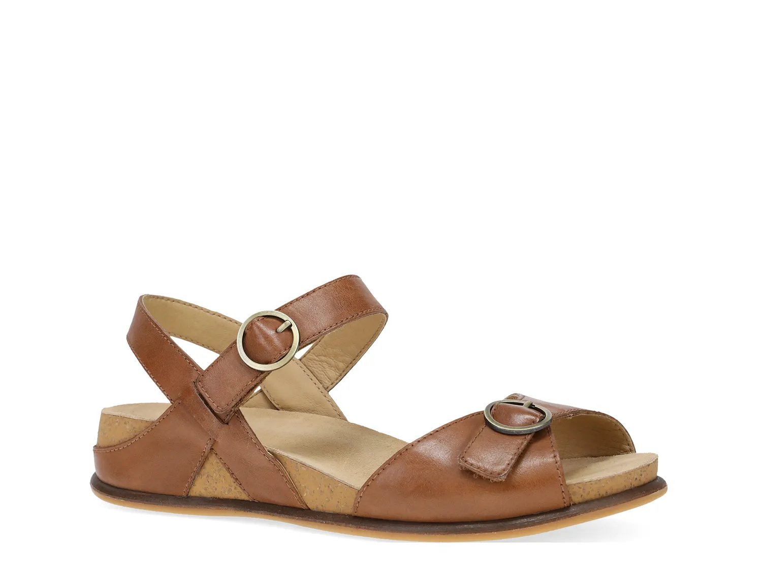 Сандалии Dansko Candace Wedge Sandal, темно-коричневый