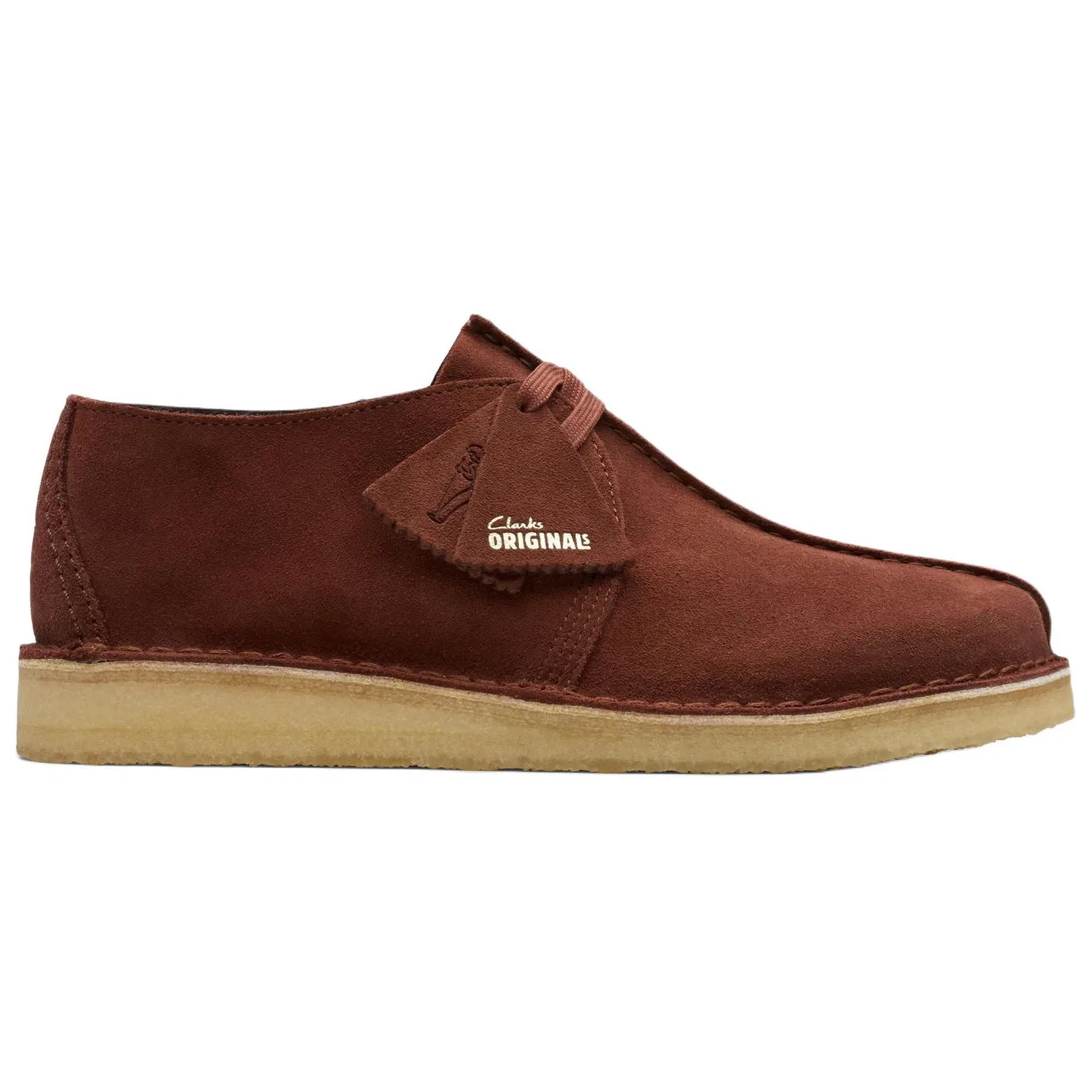 Ботинки шнурованные пустынные Clarks коричневые — фото 3