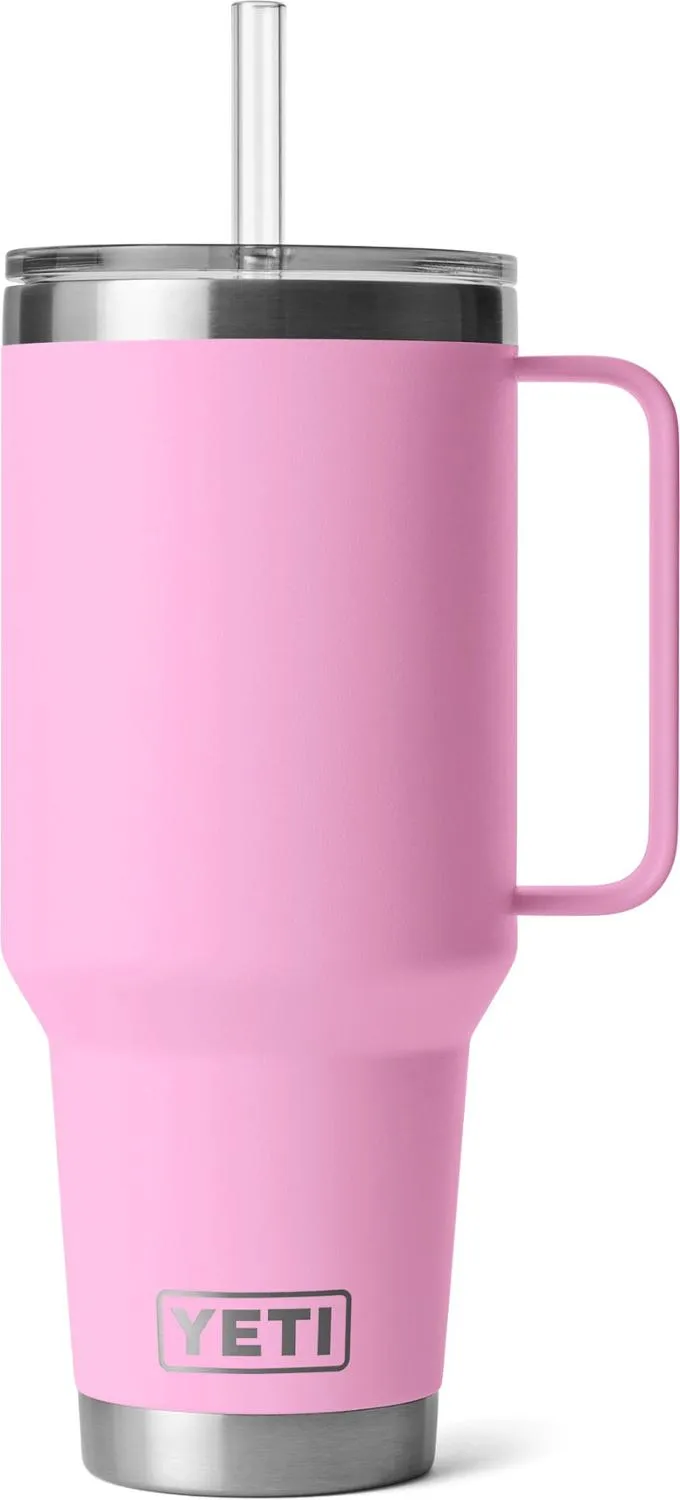 

Вакуумный tumbler Rambler с крышкой для соломинки - 42 унции. YETI, Power Pink
