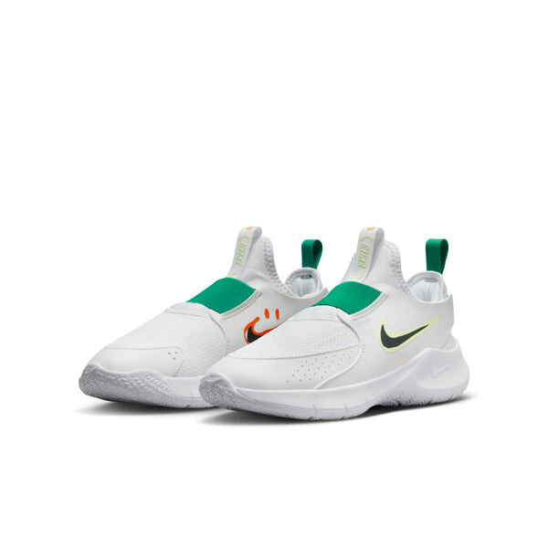 Кроссовки flex runner 3 'white sport green fluorescent yellow' Nike, белый — фото 3