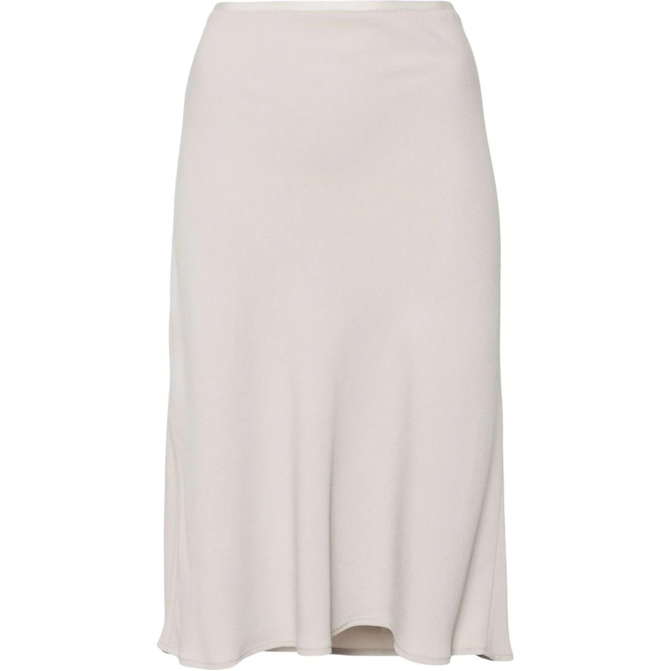 

Ami Paris Юбка миди из крепа AMIPARIS, светло-бежевый