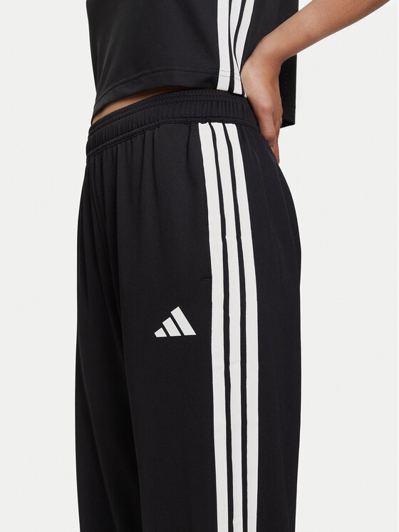 Спортивные брюки loose fit Tiro Cut 3-Stripes Mesh JG4103 Adidas, черный — фото 4