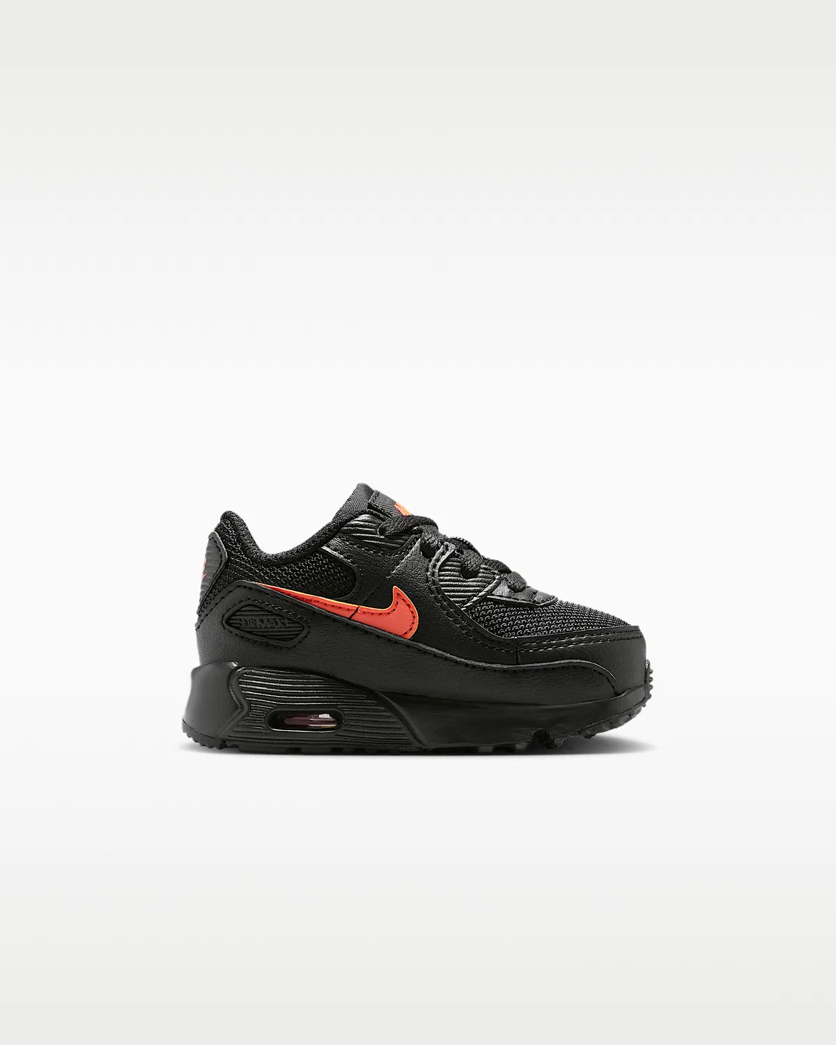 Детские кроссовки Nike Air Max 90, Black/Turf Orange — фото 3