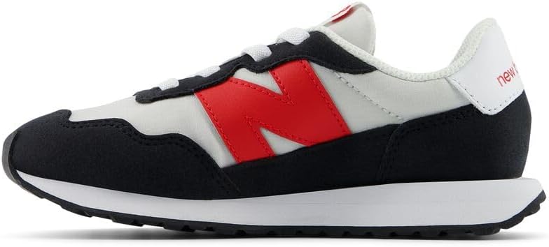 Детские кроссовки New Balance 237 V1 Bungee, красный/серый — фото 2