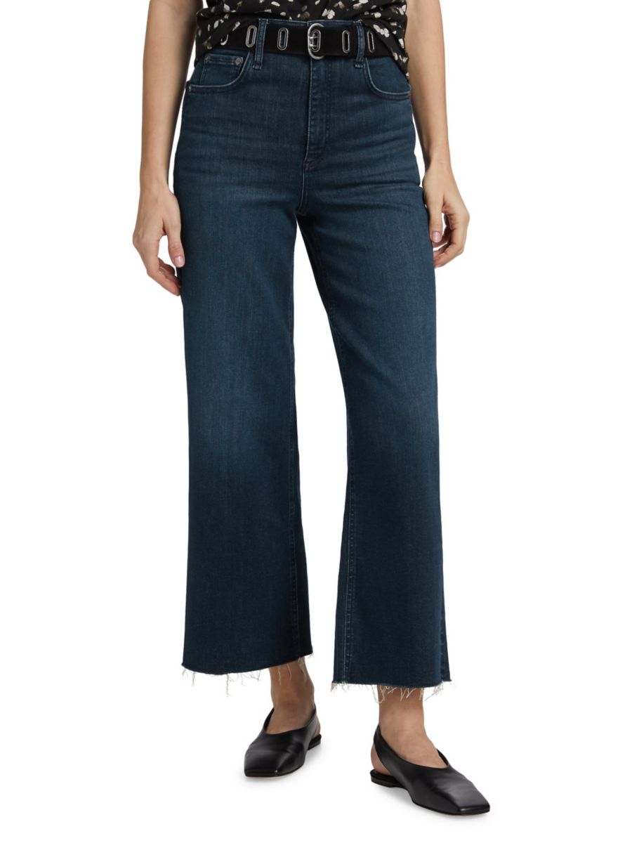 

Джинсы Epic Andi с высокой талией и широкими штанинами rag & bone, цвет Ashland