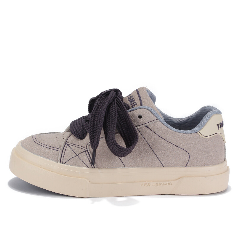 

Кроссовки Yobn Uber Skateboarding Shoes Women's Low-top Gray, серый