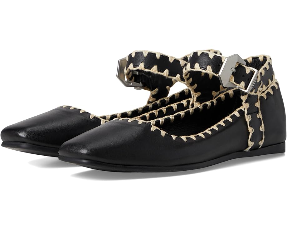 Балетки Free People Crochet Mystic Flat, черный