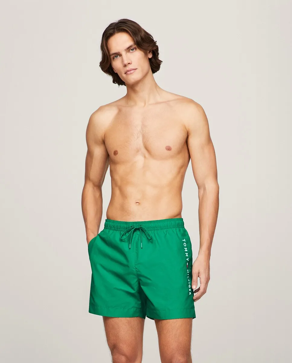 

Мужские плавки с двумя боковыми карманами и одним задним карманом Tommy Hilfiger, темно-зеленый