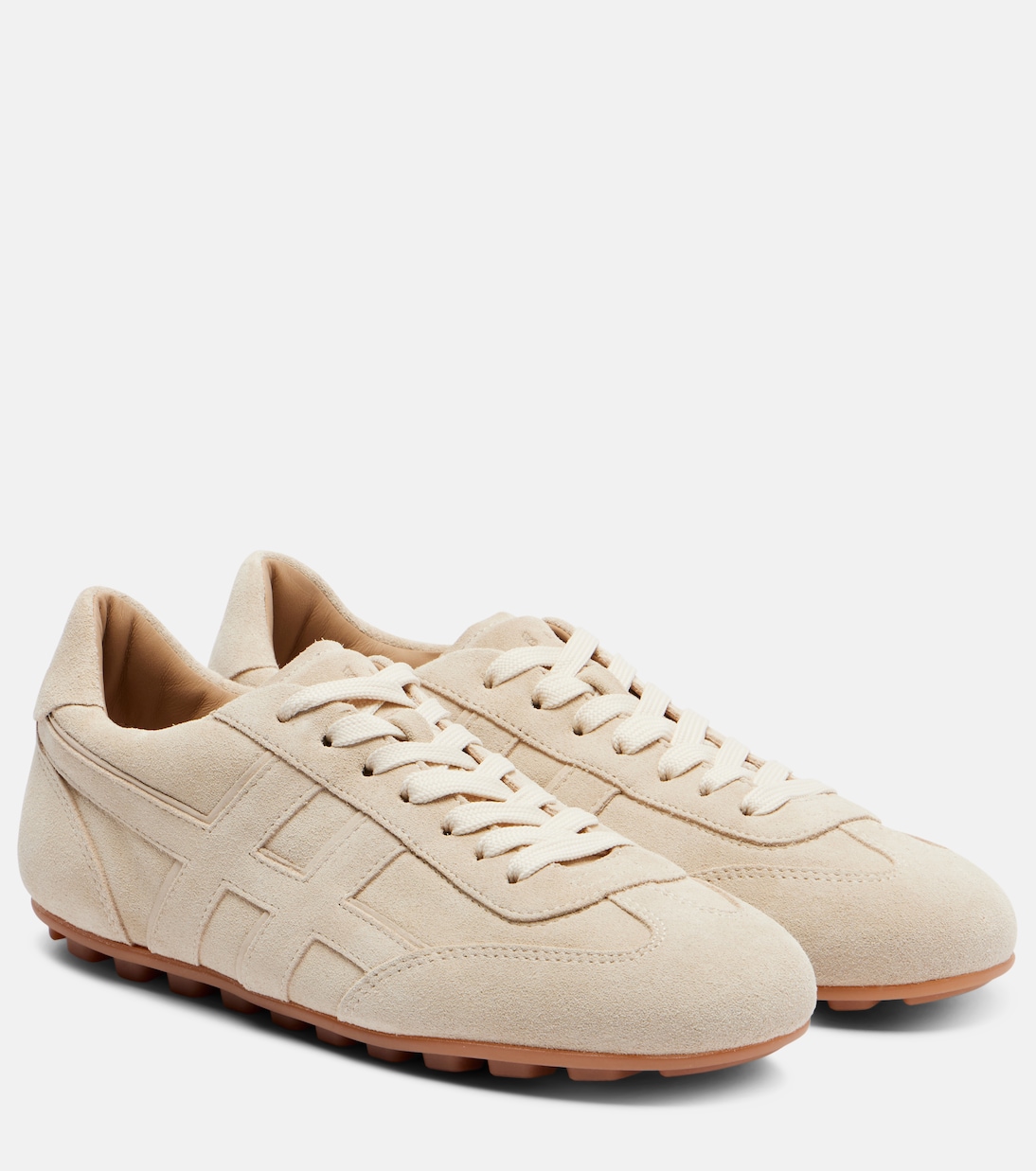 Кроссовки H693 из замши Hogan, Biscotti 331