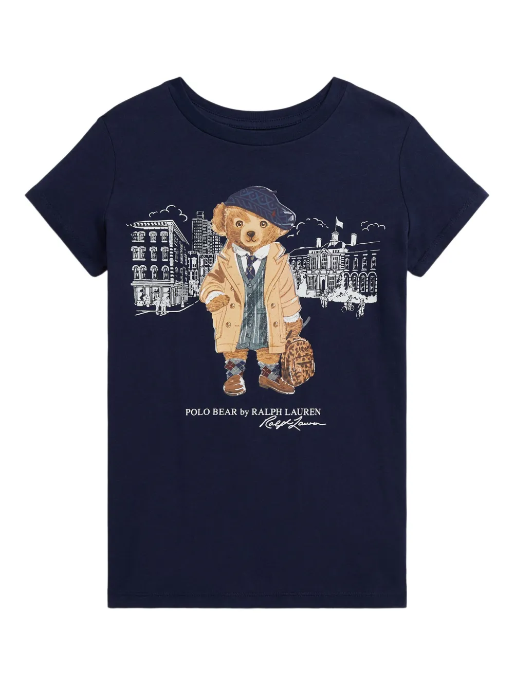 

Футболка с логотипом POLO RALPH LAUREN KIDS, синий