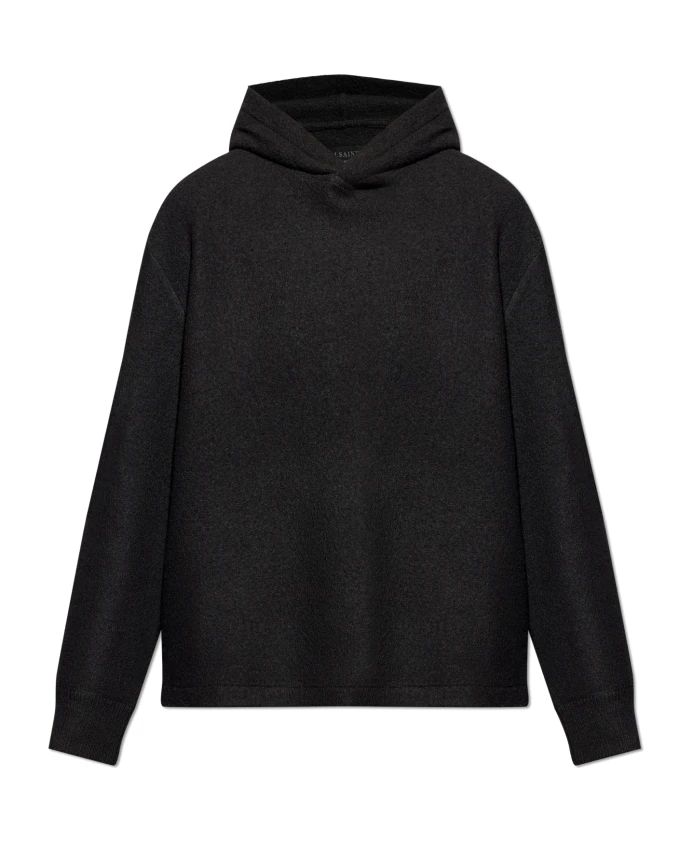 

Толстовка оверсайз из шерсти Marko Allsaints, черный