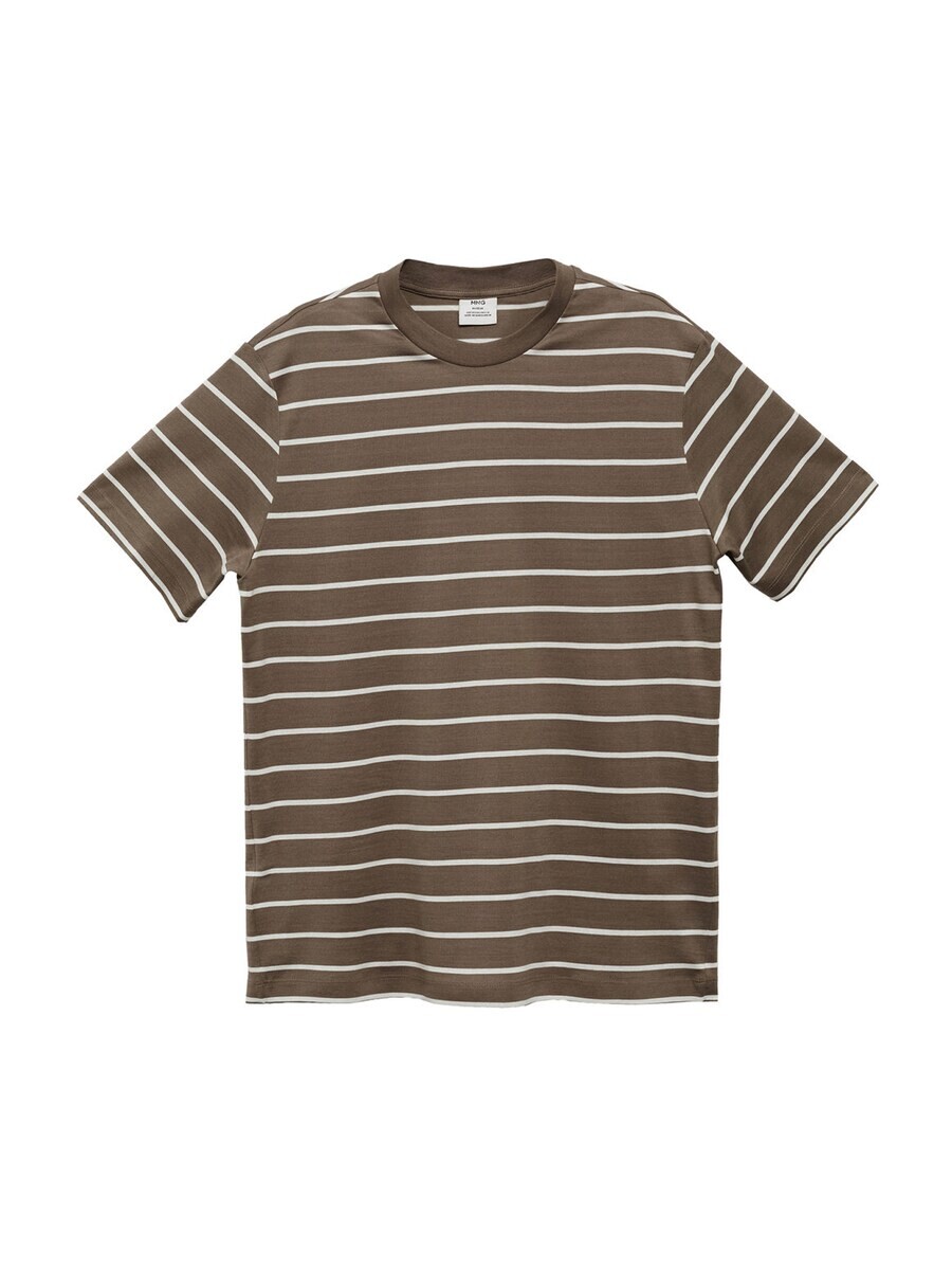 

Классическая футболка MANGO MAN Shirt French1, хаки