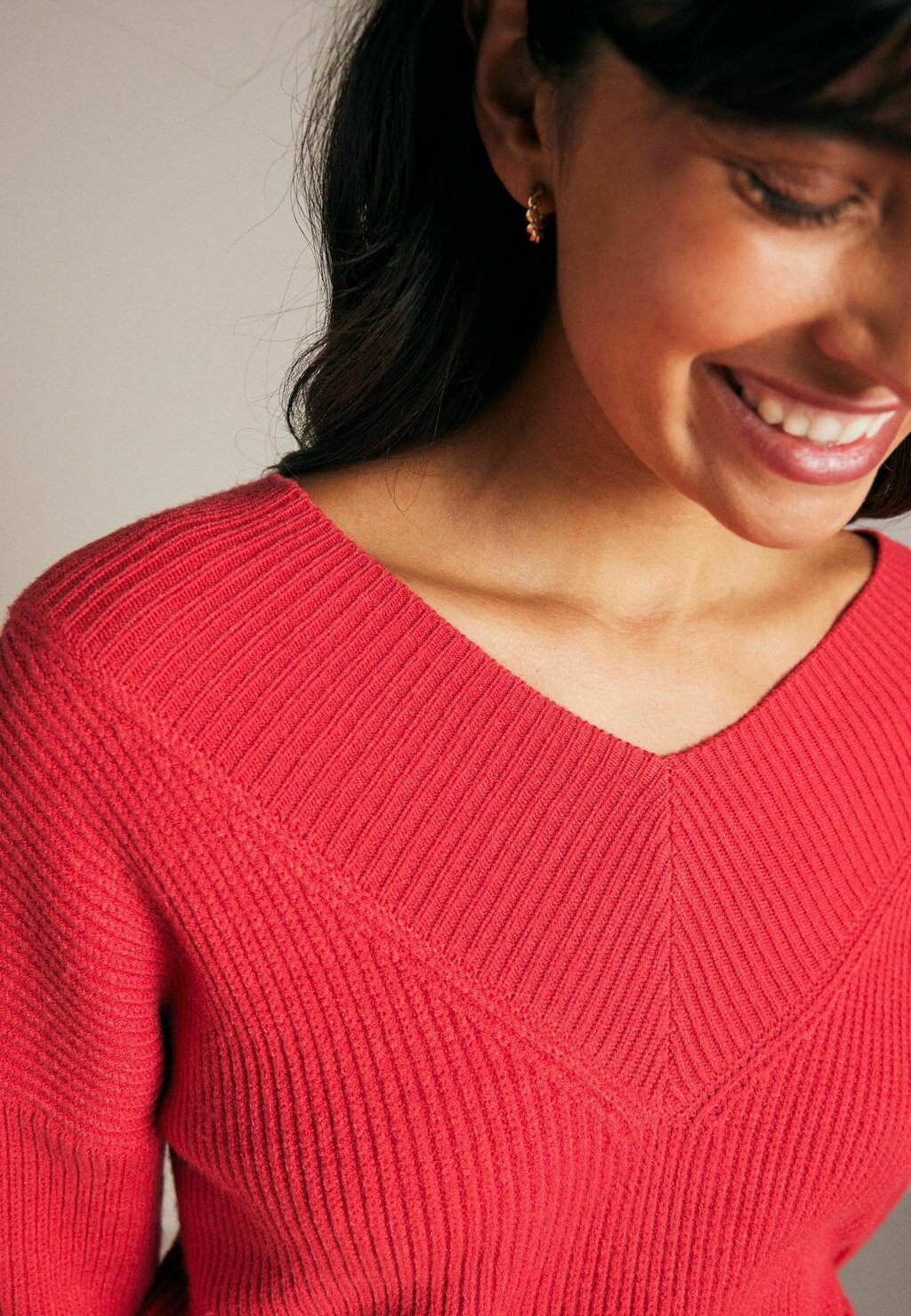 

Джемпер V-NECK TALL Next, красный