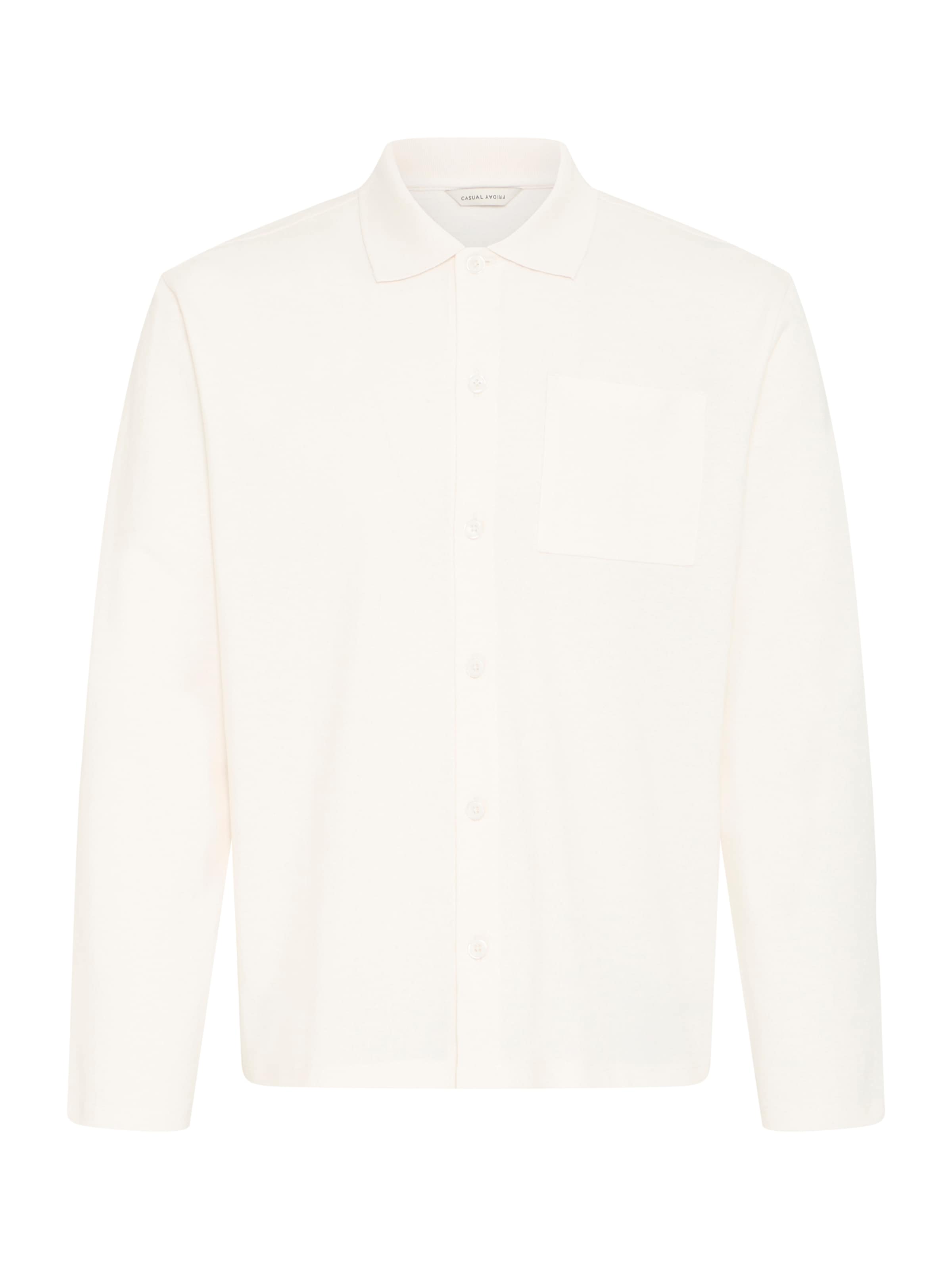 

Casual Friday Кардиган 'CFEDSTROM' Regular fit вязаный, белый