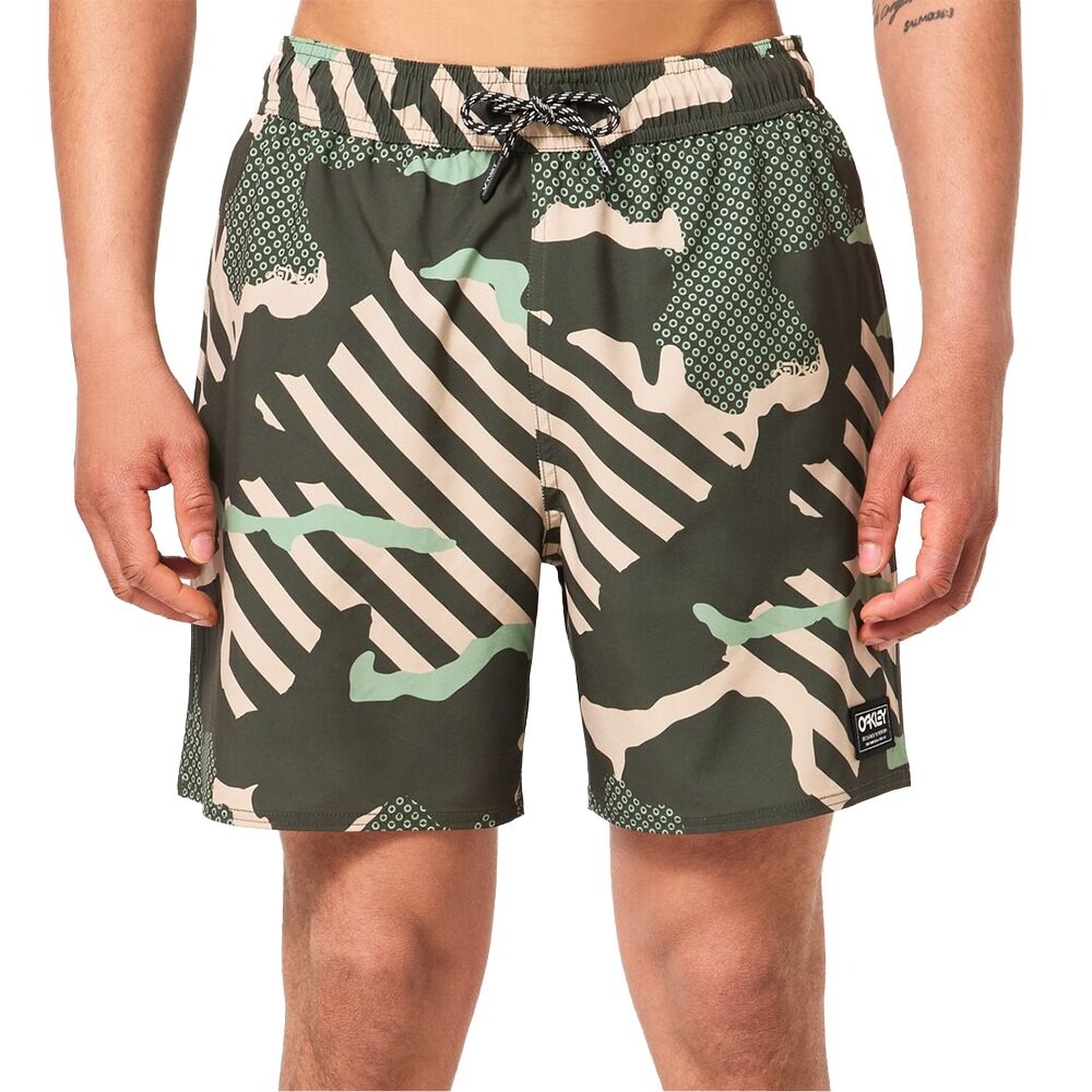 

Шорты для плавания Oakley Grip Camo RC, зеленый