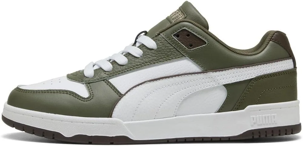 Кроссовки RBD Game Low Track Shoe Puma, белый/зеленый/шоколадный — фото 3