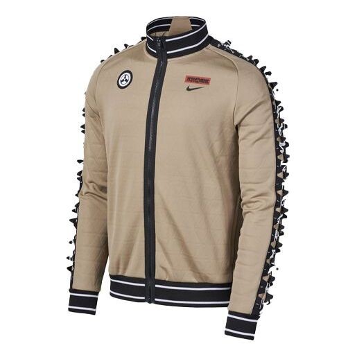 

Куртка Men's Nike x ACRONYM Crossover Contrasting Colors Sleeve Stand Collar Woven Sports Jacket Asia Edition Khaki, хаки