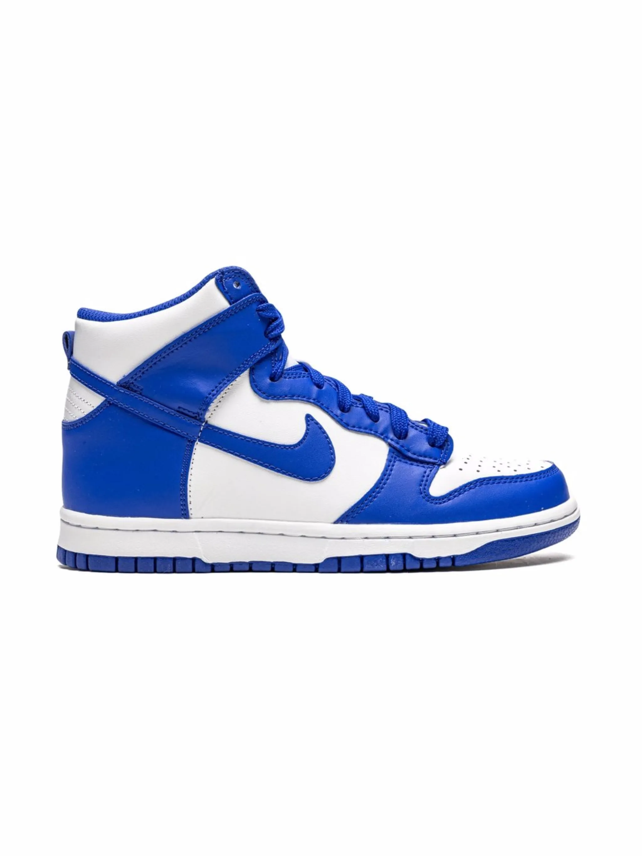 Кроссовки Dunk High Game Royal Nike Kids, белый — фото 2
