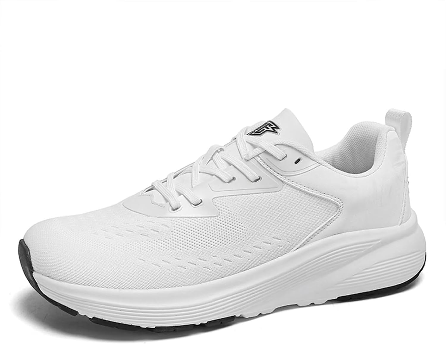 

Дышащие кроссовки для мужчин и женщин, беговые кроссовки с амортизацией и поглощением ударов, удобные и мягкие прогулочные туфли Ozefiad, белый