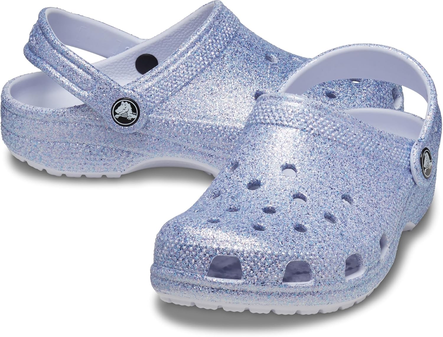 

Детские кроксы Crocs Classic с блестками, Frosted Glitter