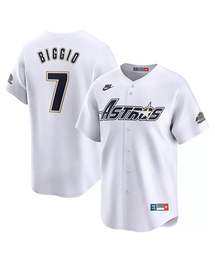 

Мужская белая ретро-джерси Houston Astros Craig Biggio из коллекции Cooperstown Limited Nike