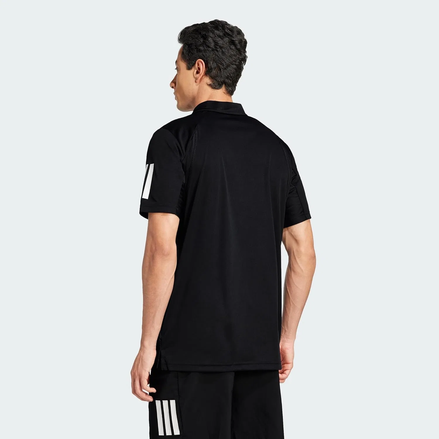 Мужская теннисная поло adidas 3 Stripes Club — фото 4