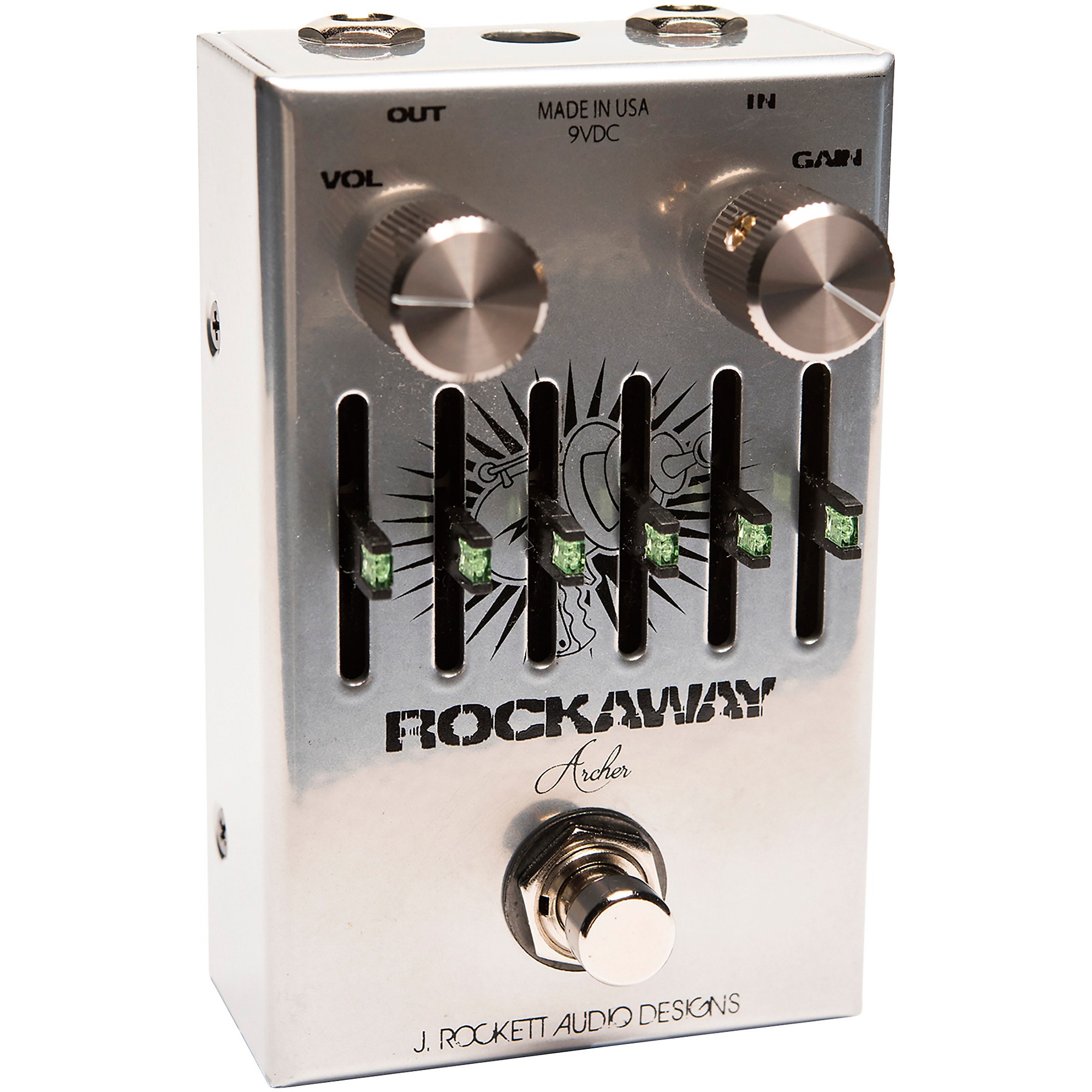 

J.Rockett Audio Designs Rockaway Archer Steve Stevens Фирменный эквалайзер/педаль эффектов Overdrive