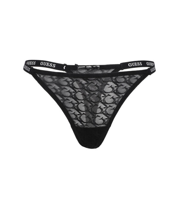 

Стринги Guess Underwear кружевные, черный