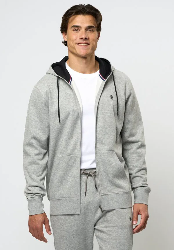 

Толстовка на молнии umotto U.S. Polo Assn., Greymelange, Серый, Толстовка на молнии umotto U.S. Polo Assn., Greymelange