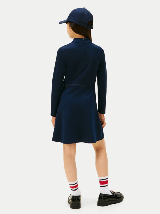Повседневное платье regular fit Essential Skater KG0KG08790 D Tommy Hilfiger, синий — фото 2