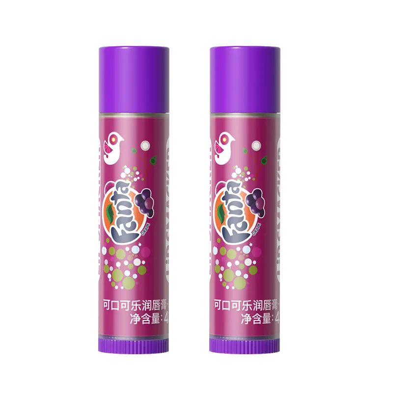 Lip Smacker Бальзам для губ со вкусом газировки, увлажняющий и осветляющий, 4г*2, Fanta Grape Flavor+Classic Cola Flavor+Sprite Flavor 4g*3 — фото 2