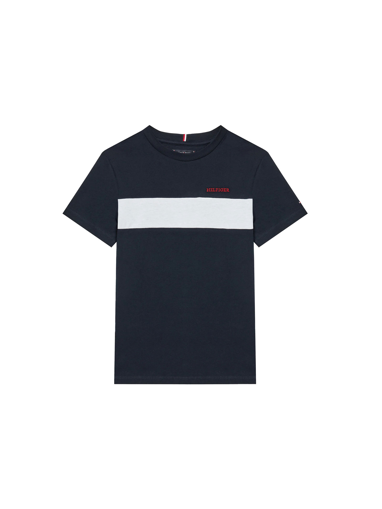 

Футболка hilfiger t-shirt colorblock per bambini Tommy, синий