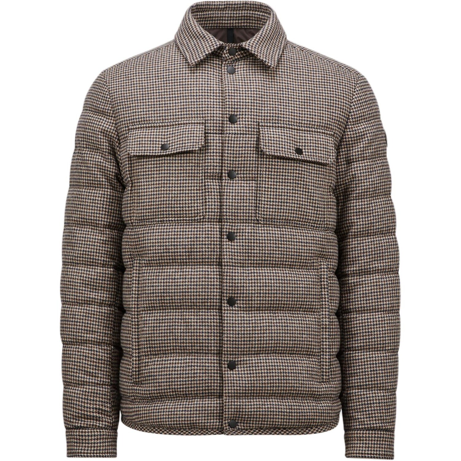 

Пуховик мужской бежевый/коричневый Moncler