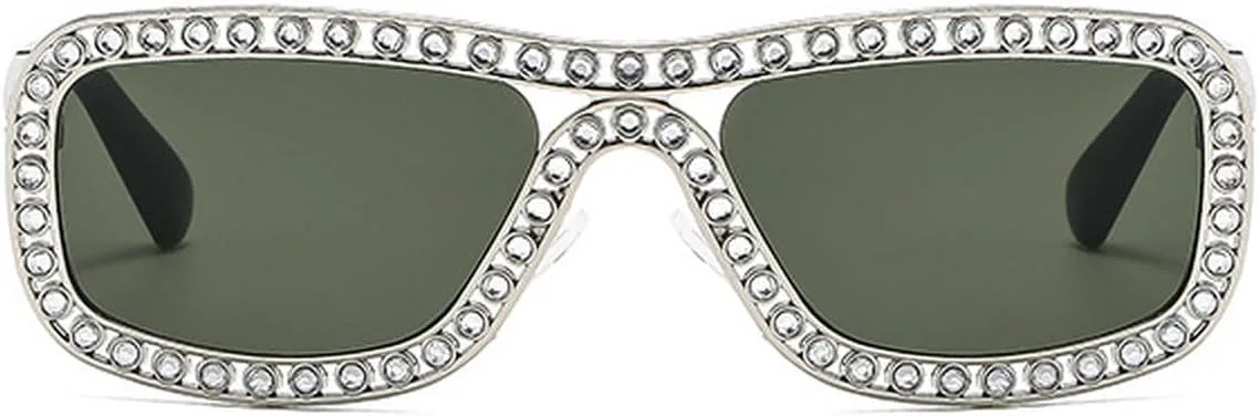 

Солнцезащитные очки Laureles со стразами в форме кошачьего глаза, модель Y2K, женские прямоугольные, золотисто-серые металлические, мужские, модель L15, C3