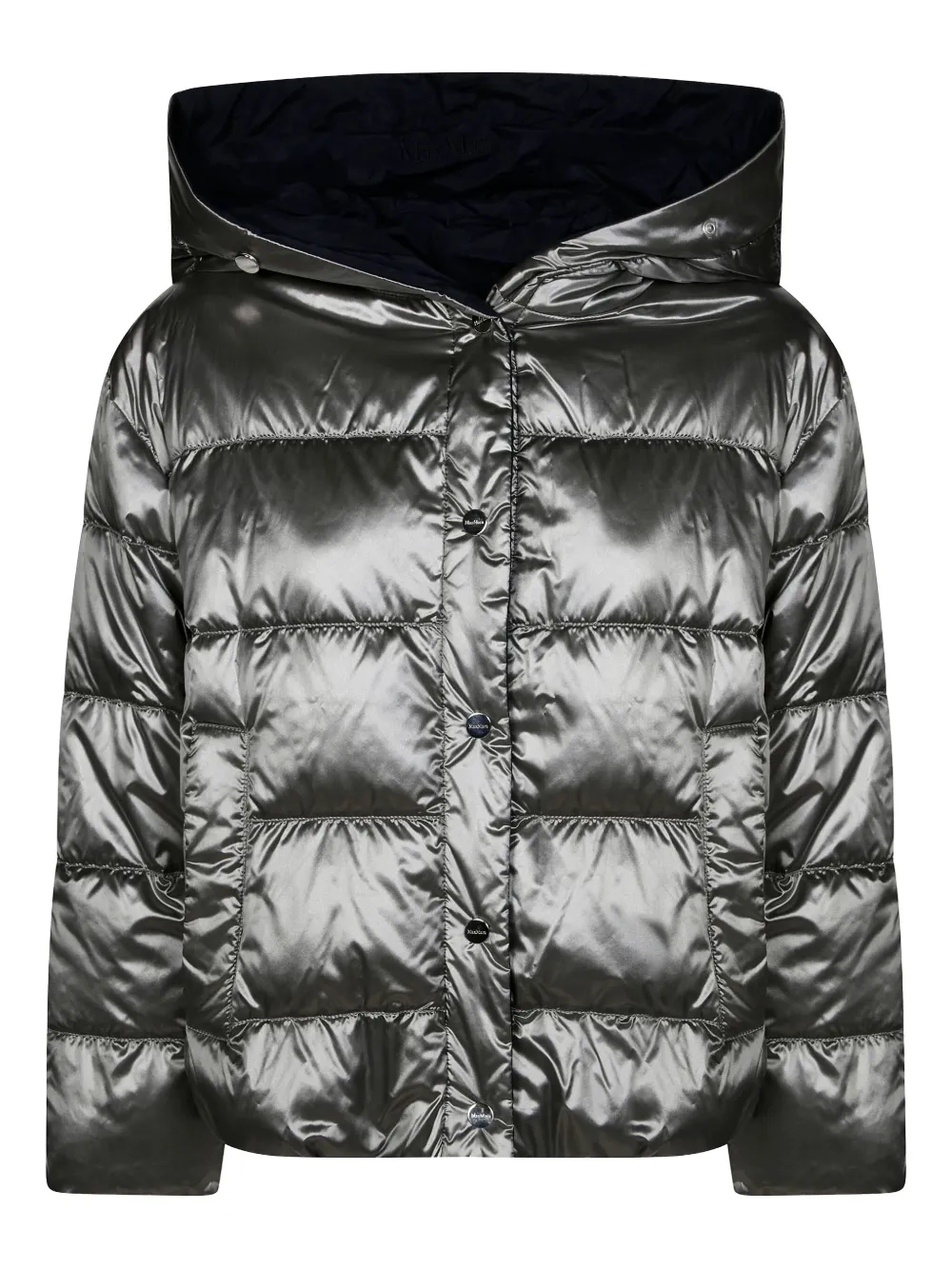 

Стеганая куртка с капюшоном MAX MARA, черный