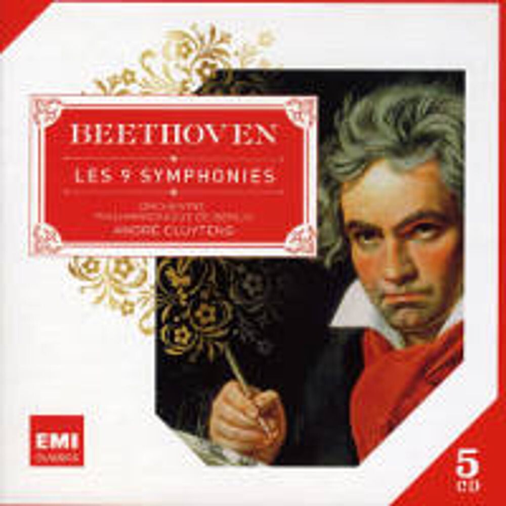 

Диск CD Beethoven :Symphonies [5 CD Box] - Ludwig van Beethoven, André Cluytens, Paris Conservatory Orchestra