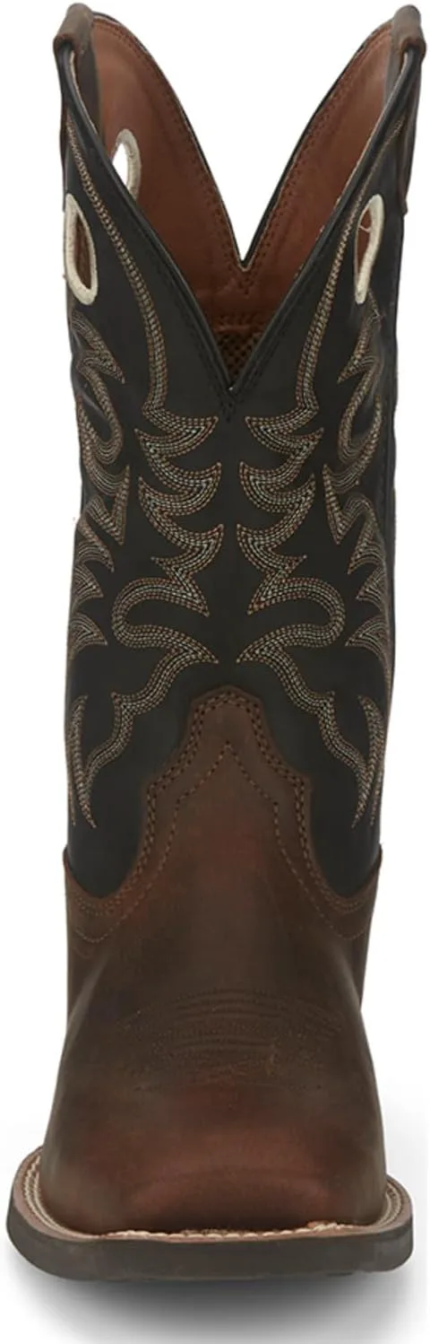 Мужские вестерн-сапоги Justin Boots Muley высотой 12 дюймов, черный — фото 2