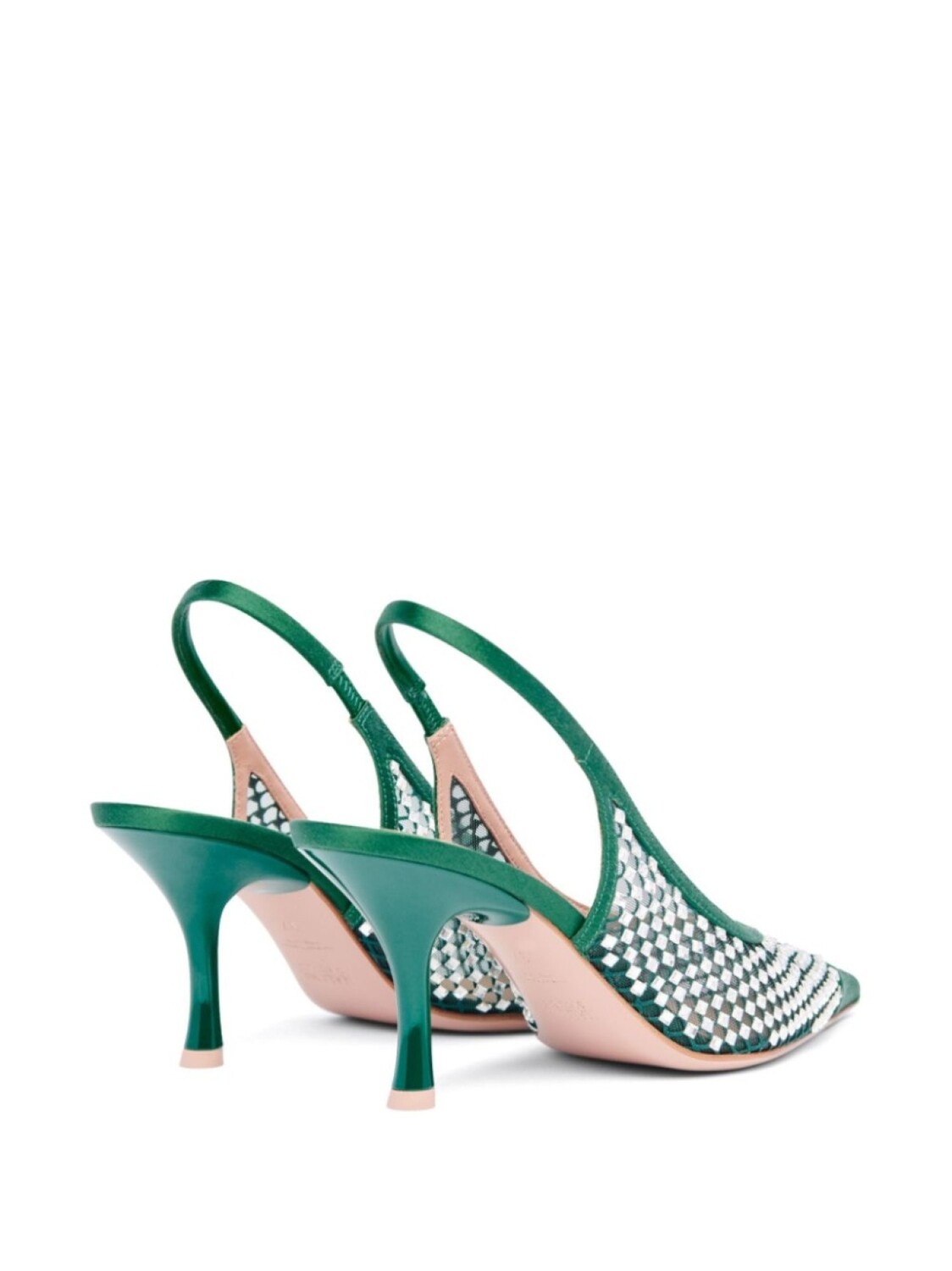 Malone Souliers туфли Vesper 70 с кристаллами, зеленый — фото 3