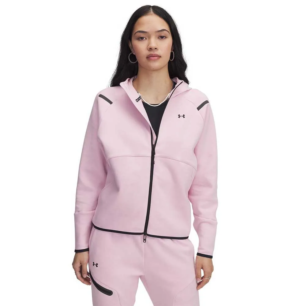 

Толстовка Under Armour Unstoppable Fleece full zip, розовый
