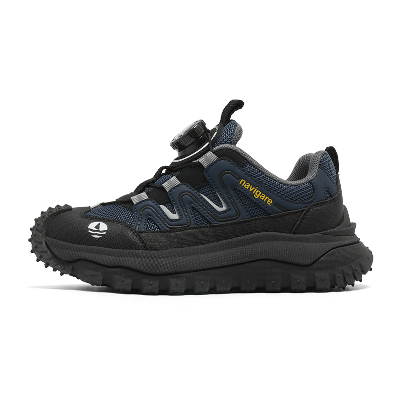 

NAVIGARE Нескользящие противоударные износостойкие водонепроницаемые и дышащие низкие детские уличные кроссовки blue kids'