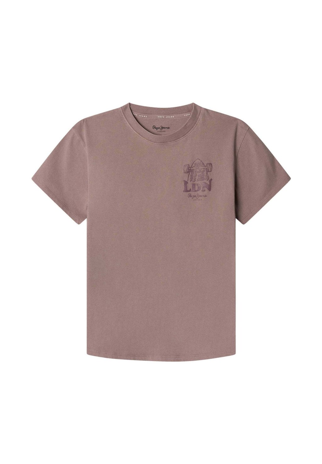 

Футболка с принтом FINLEY Pepe Jeans, цвет Dusty Pink