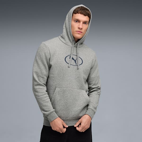 

Мужская флисовая толстовка с капюшоном Sport Heritage Puma, серый