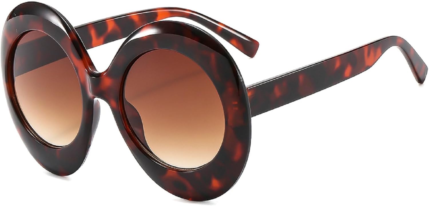 

Крупные овальные солнцезащитные очки для женщин и мужчин 2024 года, роскошные солнцезащитные очки в стиле хип-хоп с большой оправой, модные очки для вечеринок, размер N45 mincl, Leopard