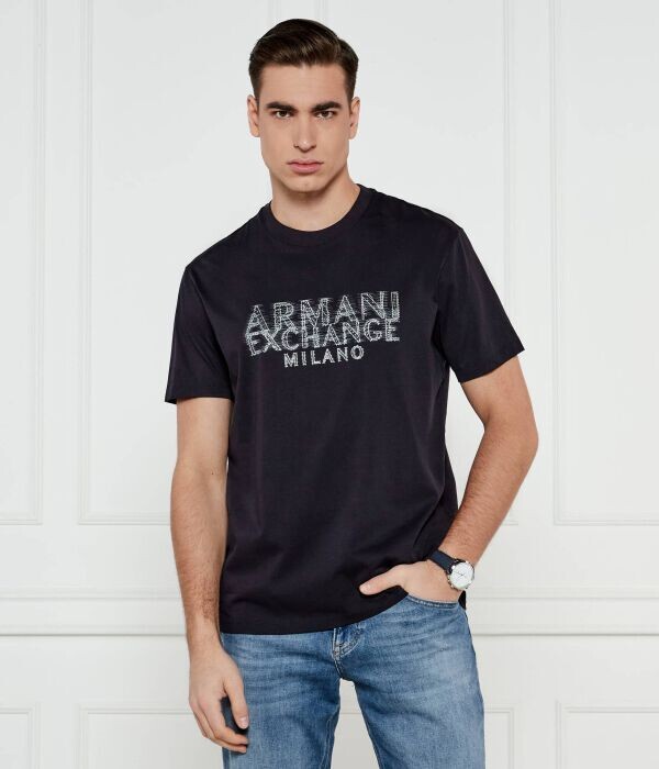 

Футболка Armani Exchange с логотипом, синий