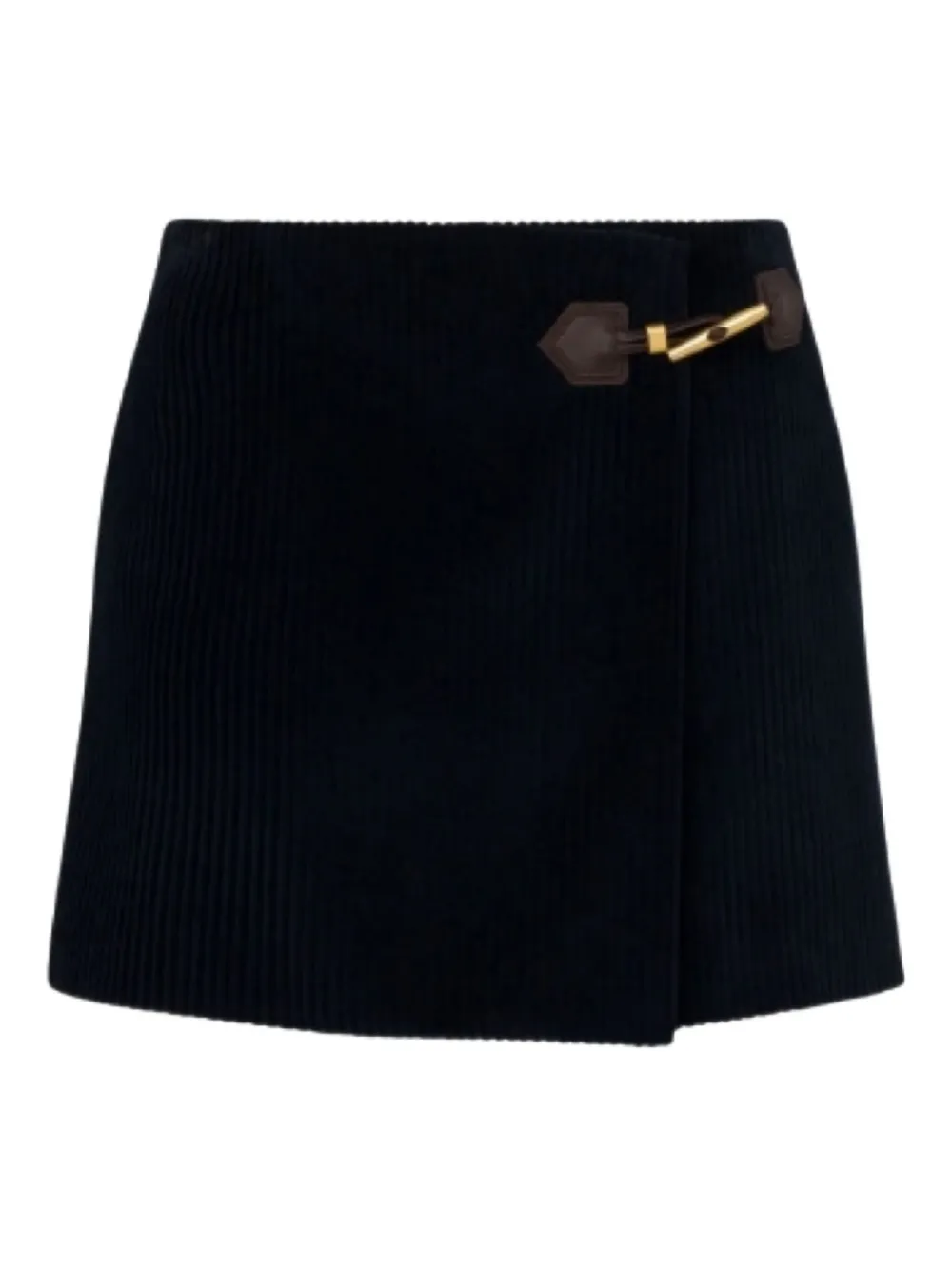 

Мини-юбка с пряжкой Moschino, синий