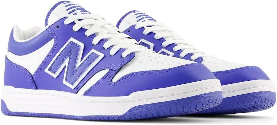 Кроссовки мужские New Balance 480, белый/морской синий — фото 4