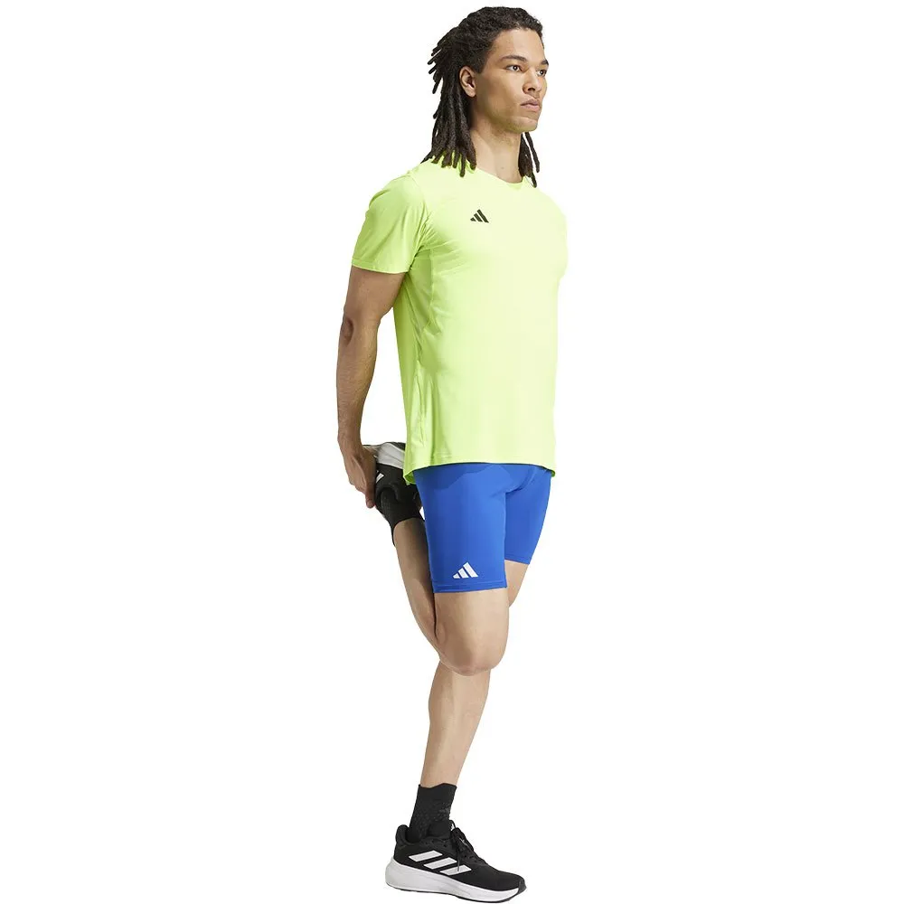 Футболка с коротким рукавом спортивная adidas Adizero Essentials, желтый — фото 4